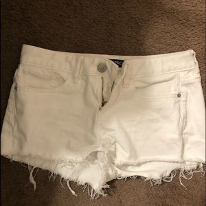 Size 4 white EXPRESS shorts